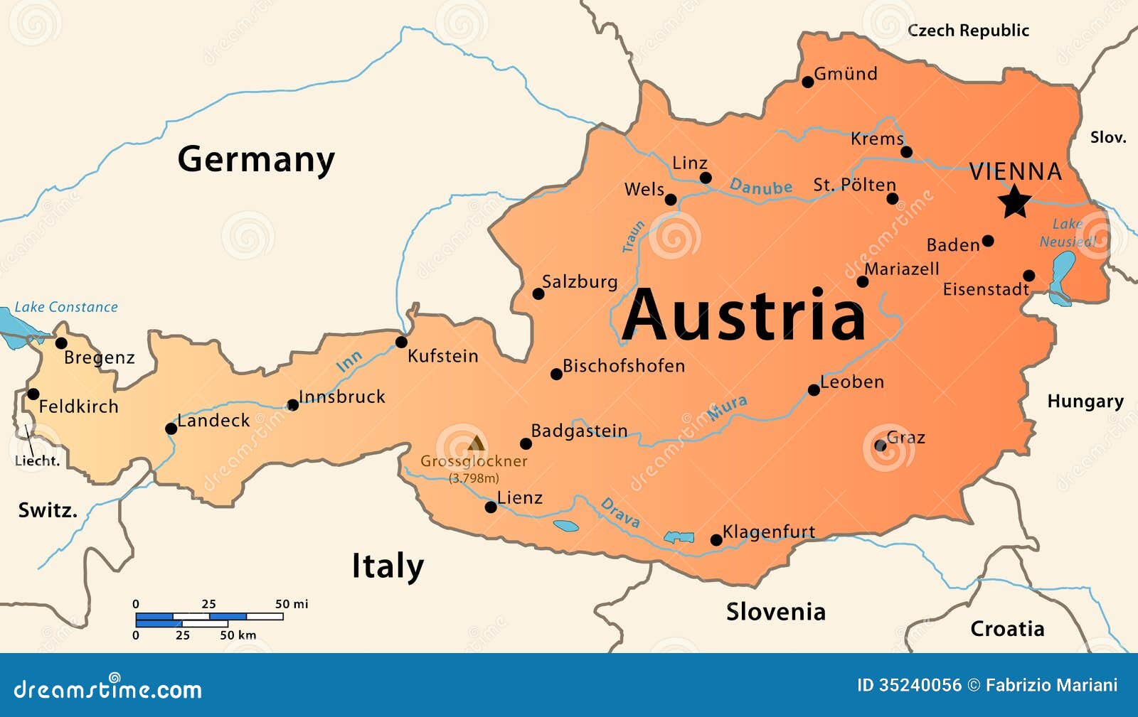 austria map