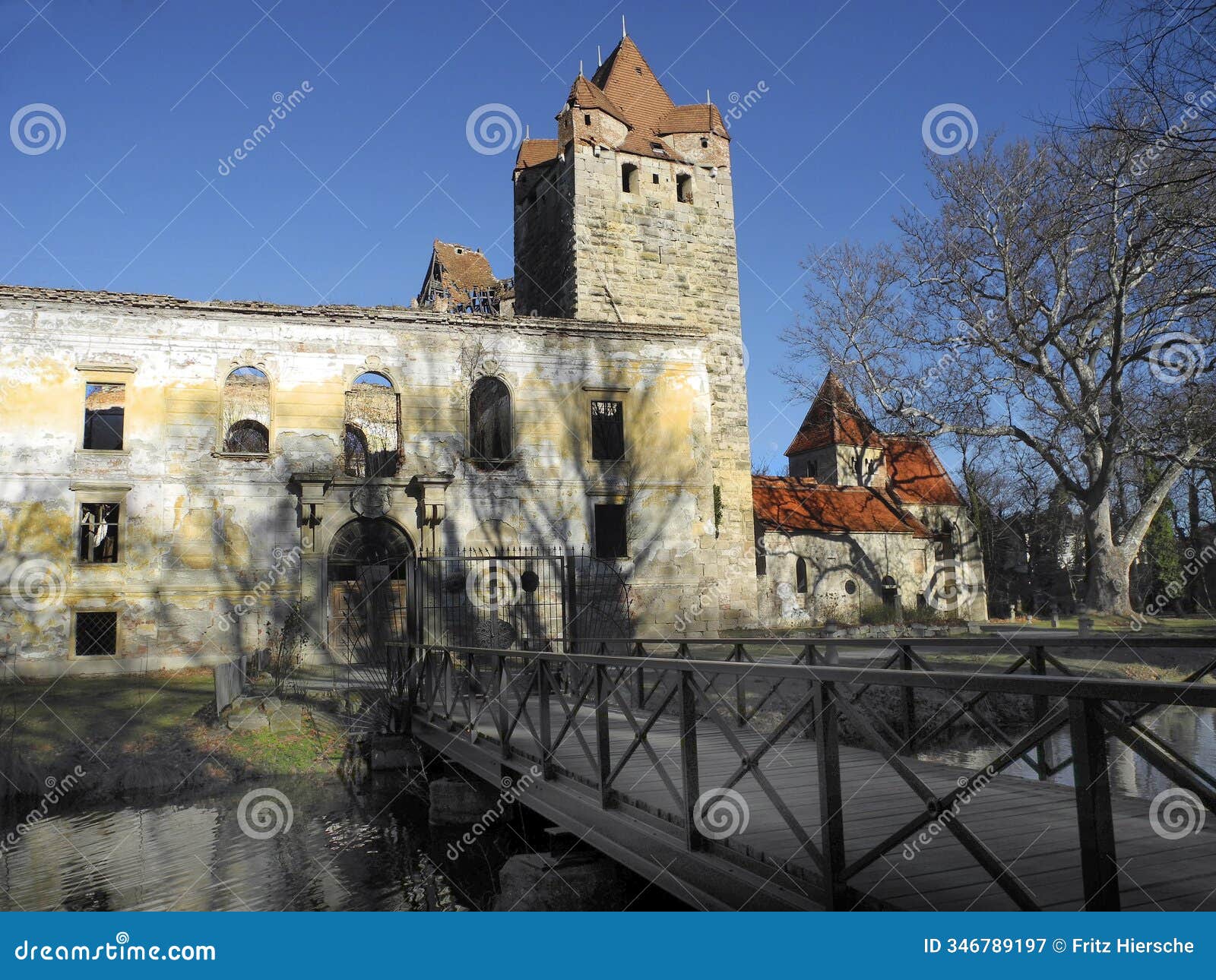 austria, pottendorf castle and park