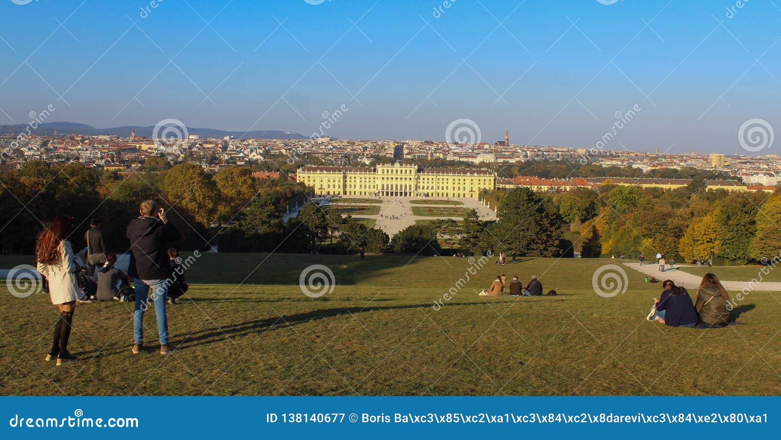 Austria Vienna October The Schonbrunn Palace Or Schloss