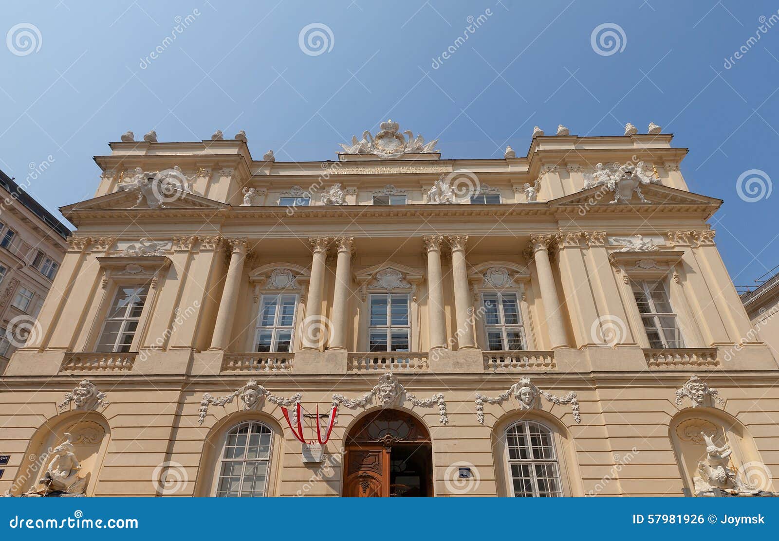 austrian academy of sciences (1755) in vienna, austria