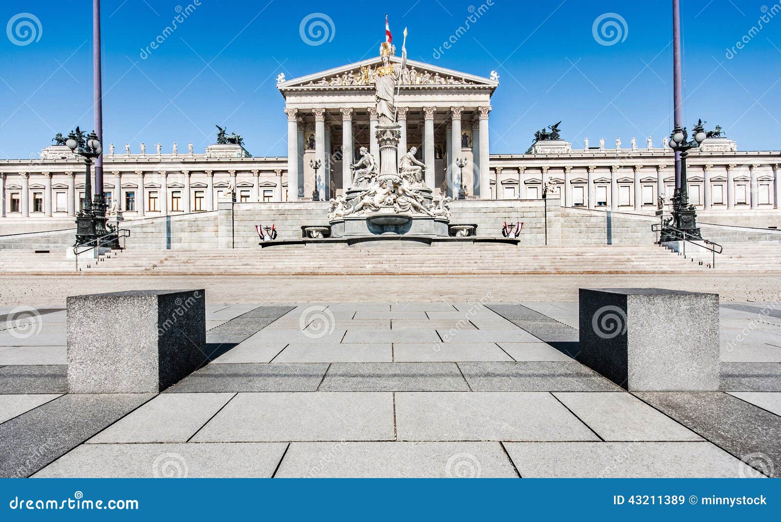 austrian parliament in vienna, austria