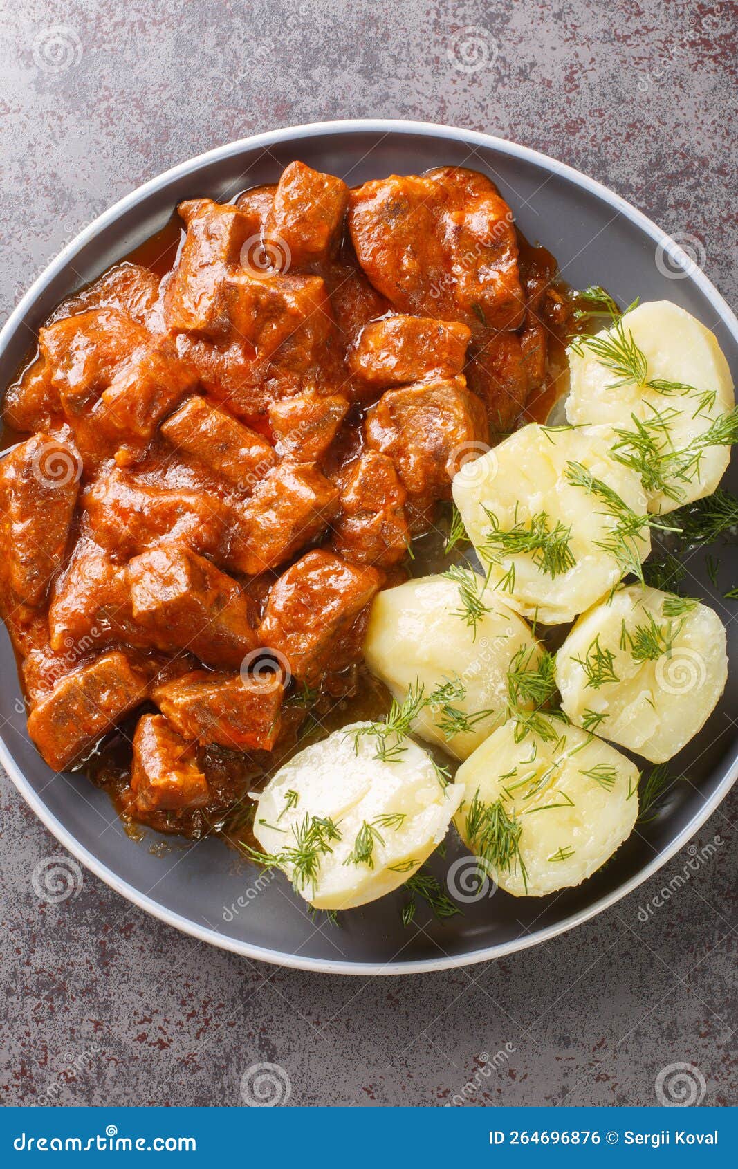 Authentic Austrian Beef Goulash Which is Known for Its Especially Thick
