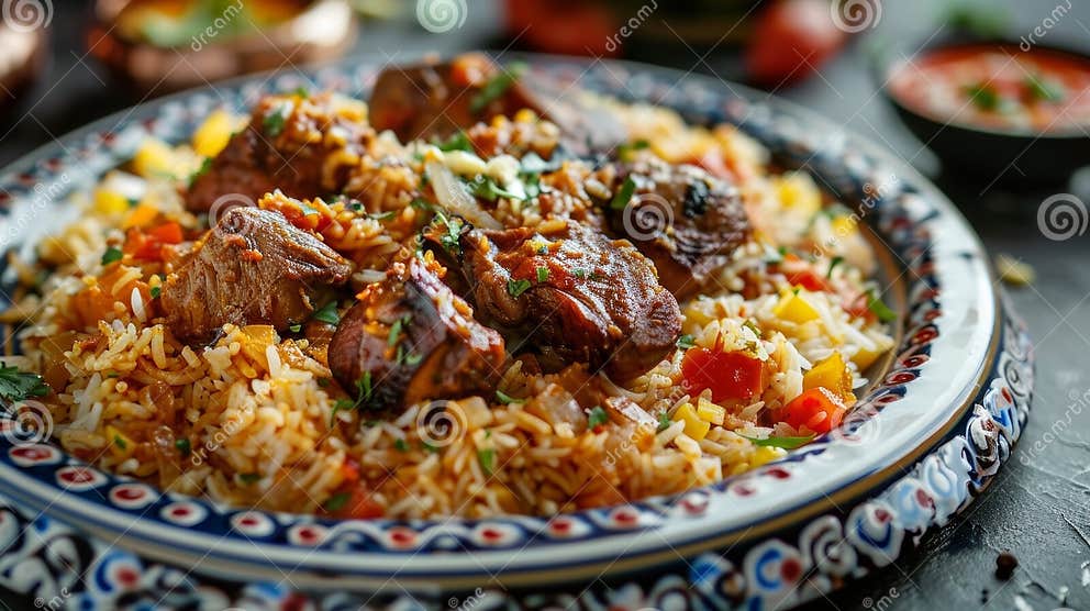 Authentic Kuwaiti Machboos, a Fragrant and Flavorful Spiced Rice Dish