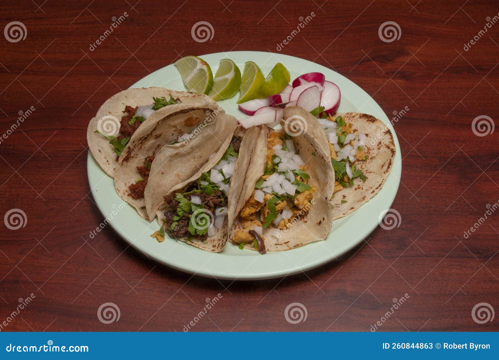 Authentic Mexican Taco stock image. Image of dish, authentic 260844863