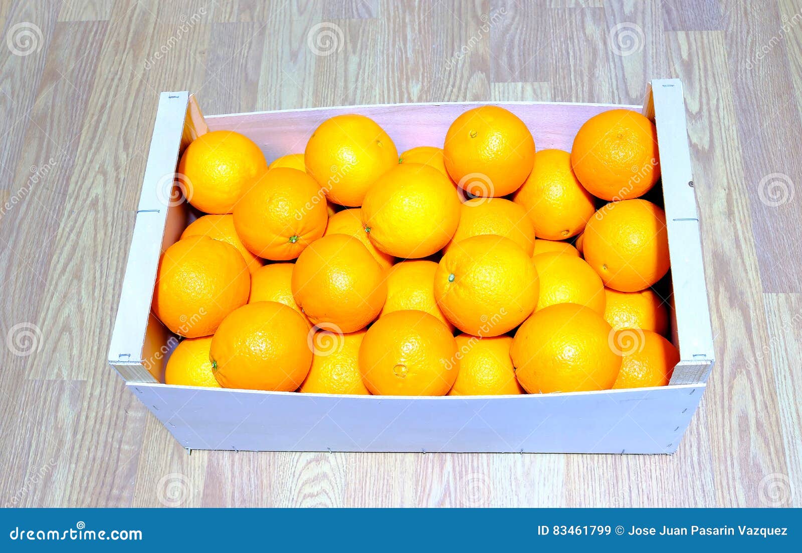 Authentic Oranges Crate of Valencia Stock Image Image of natural