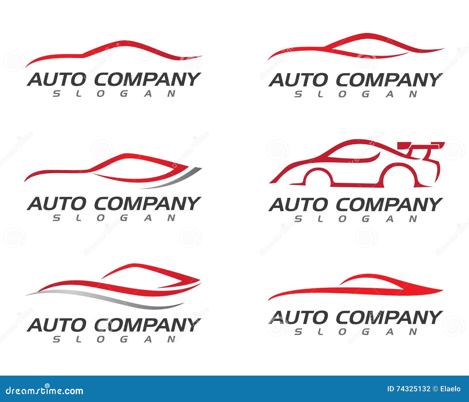 Auto Car Logo Template Stock Vector Illustration Of Dealership