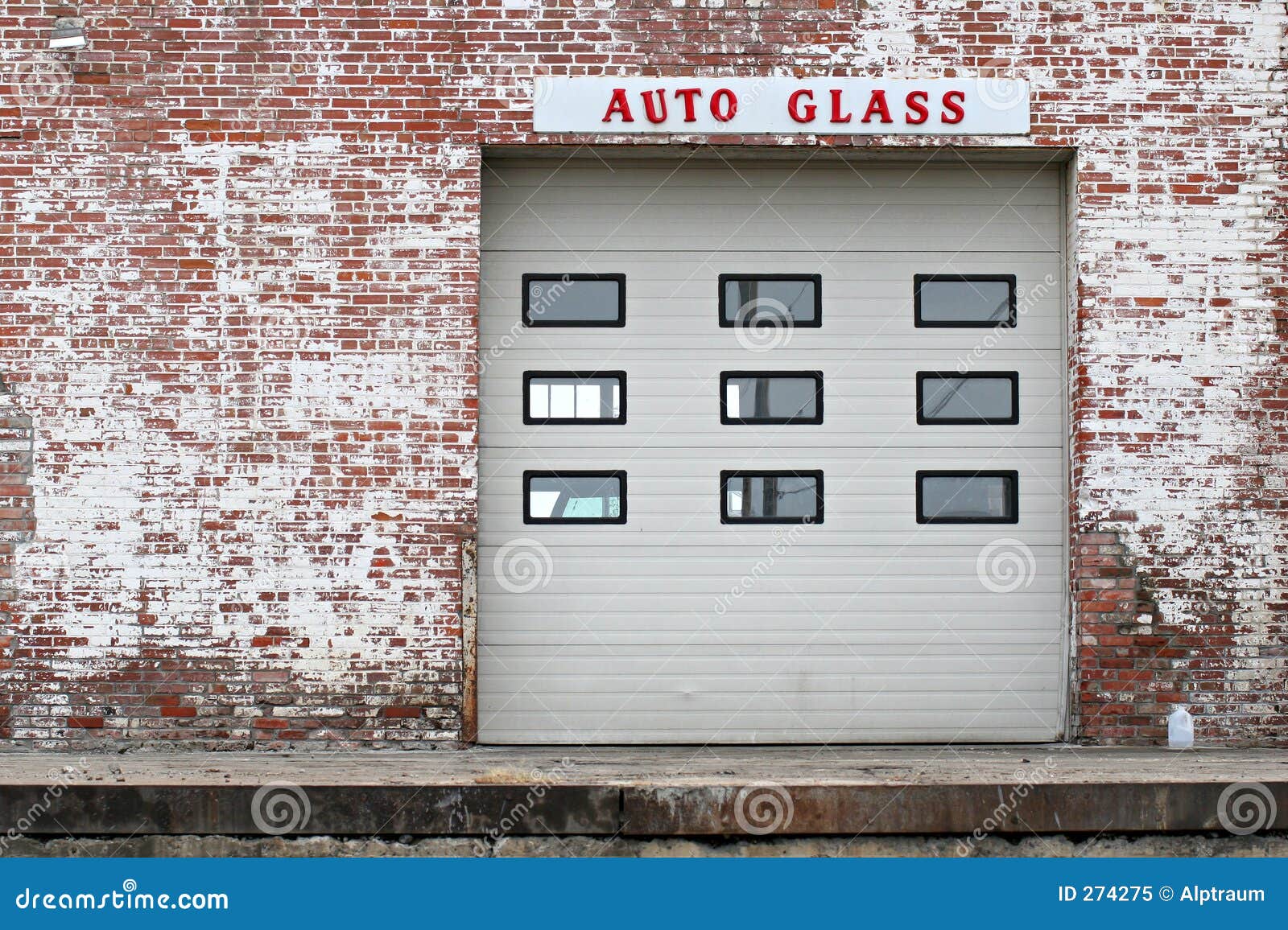 Auto glass stock image. Image of replacement, business 274275