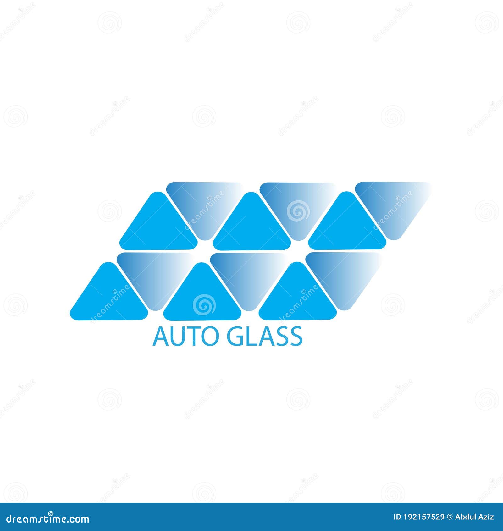 Auto Glass Illustration Logo Vector Stock Illustration Illustration