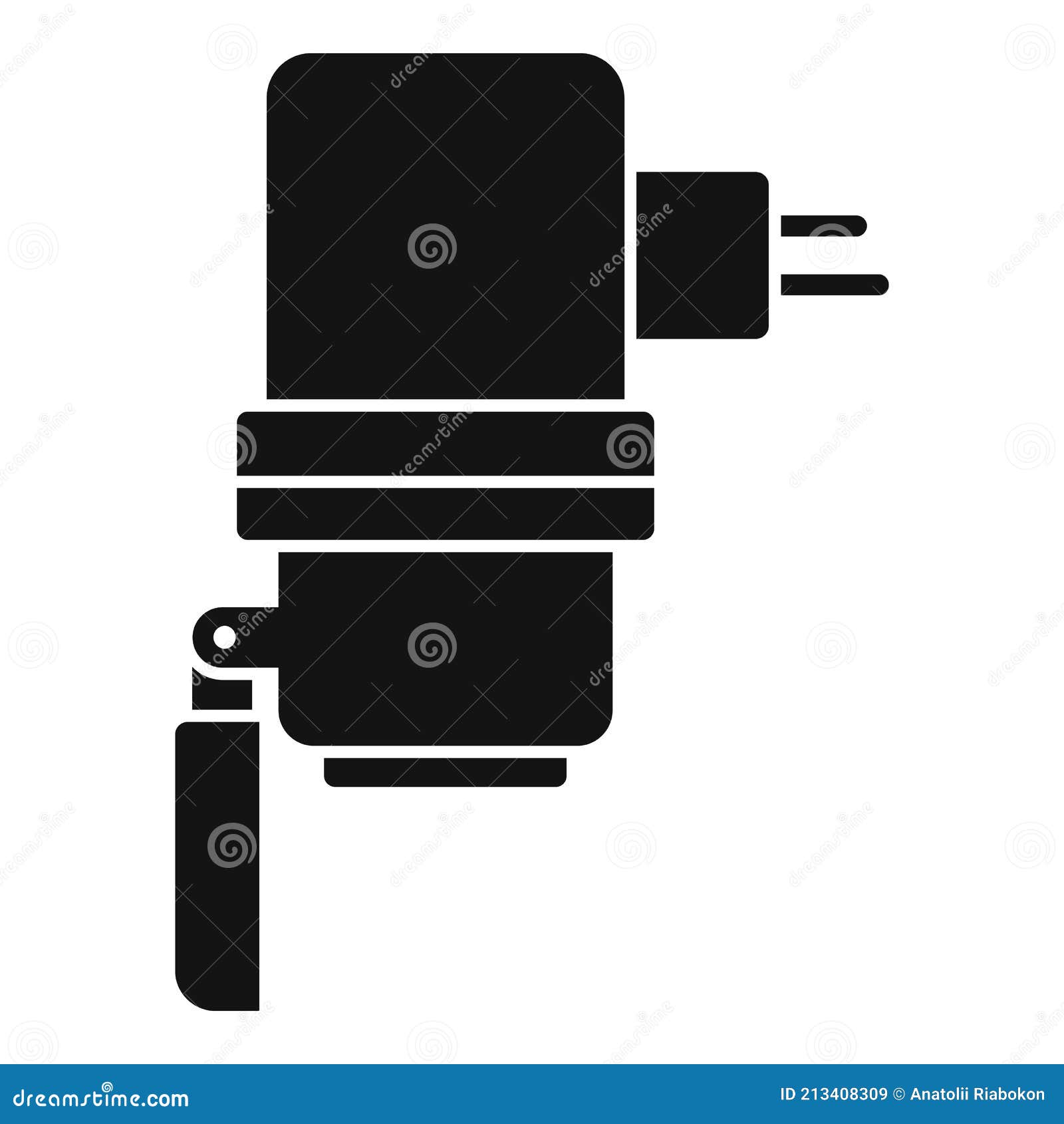 Auto-Ladekabel-Symbol Einfacher Stil Vektor Abbildung - Illustration von  getrennt, netzkabel: 213408309