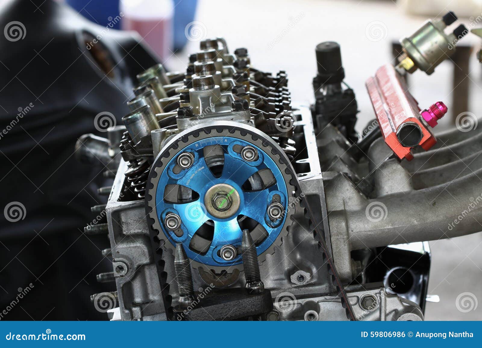 Auto Machine or Engine Parts Background, Close Up Engine Parts, Repair