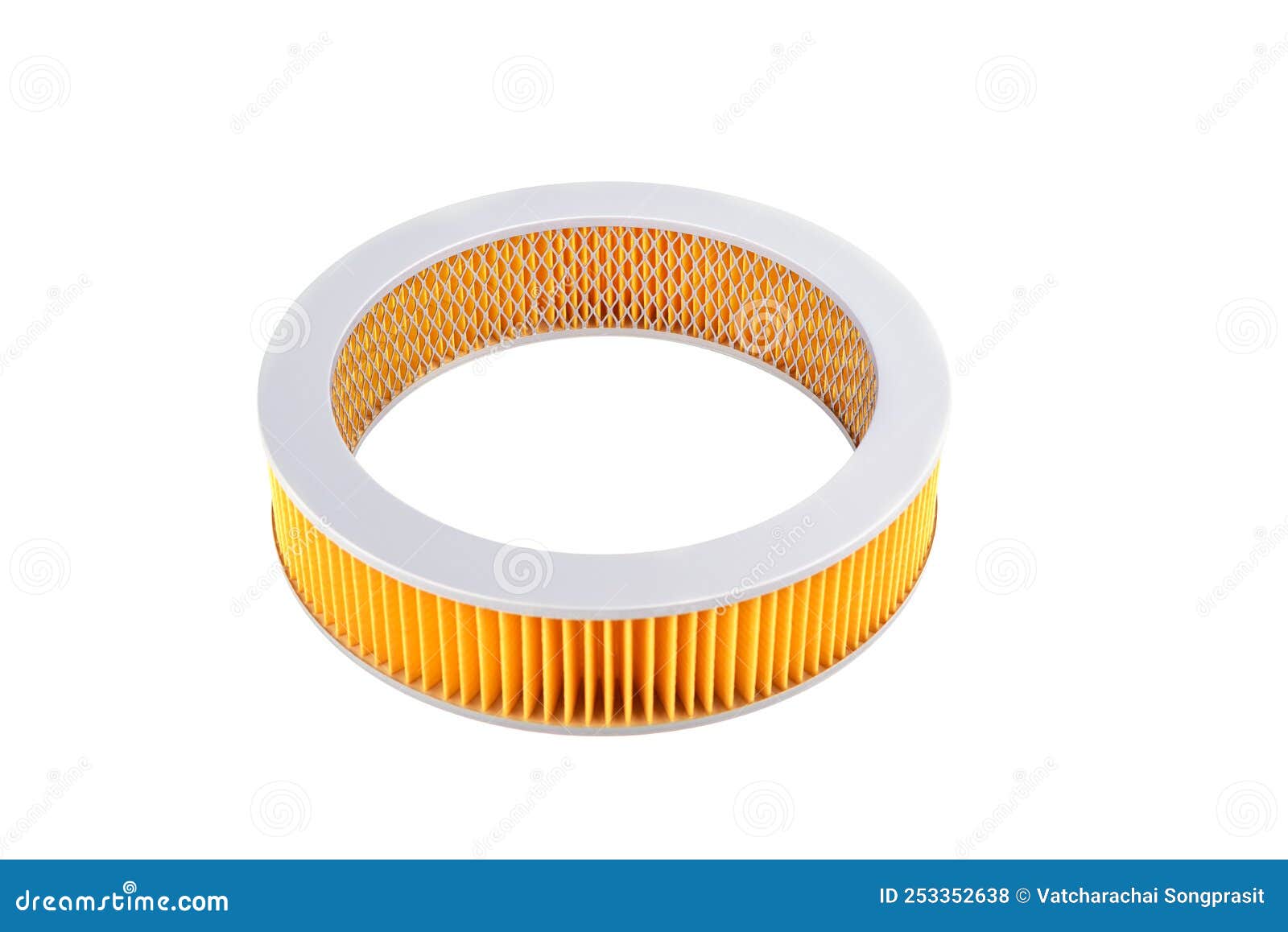 Auto Parts Accessories Air Filter for Engine Car Isolated on White