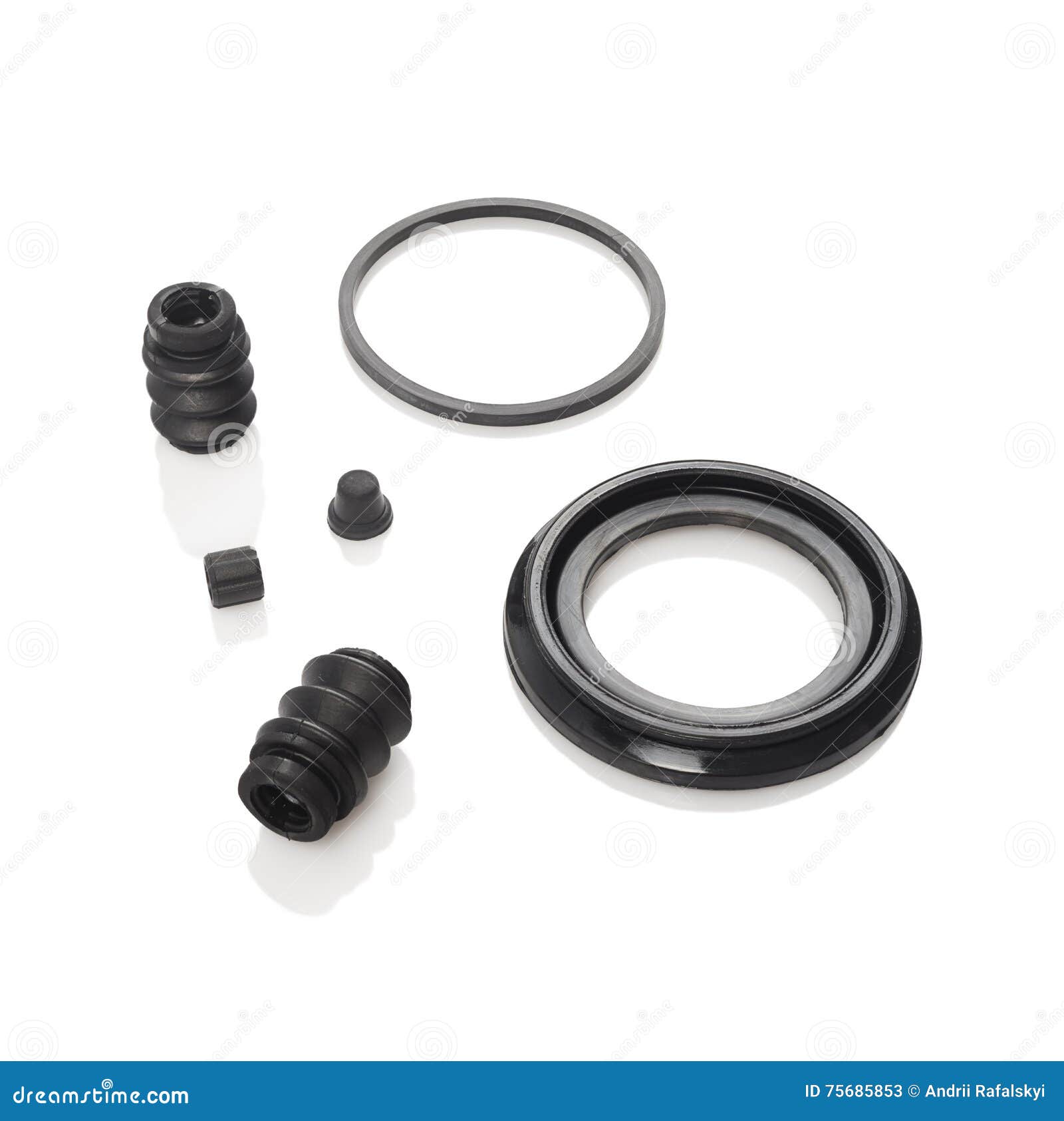 Auto Repair Kit on White Background Stock Image Image of chrome