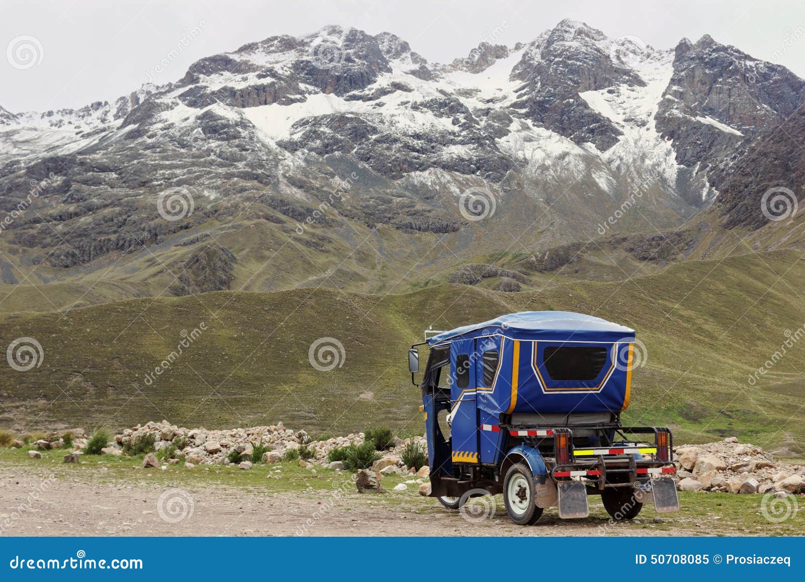 Auto rickshaw in Peru stock image. Image of motorbike 50708085