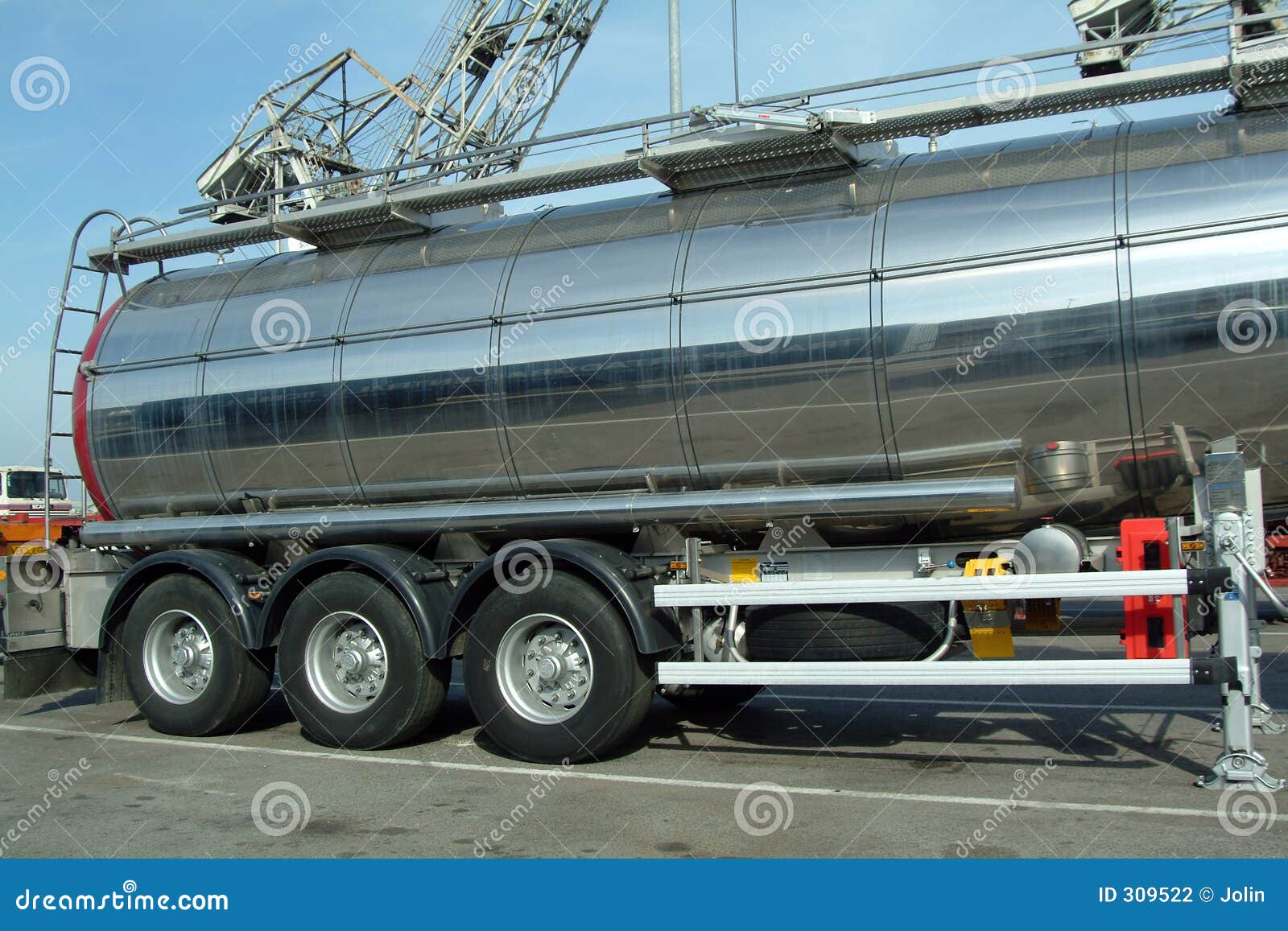 Auto tank stock photo. Image of trailer, business, reservoir 309522