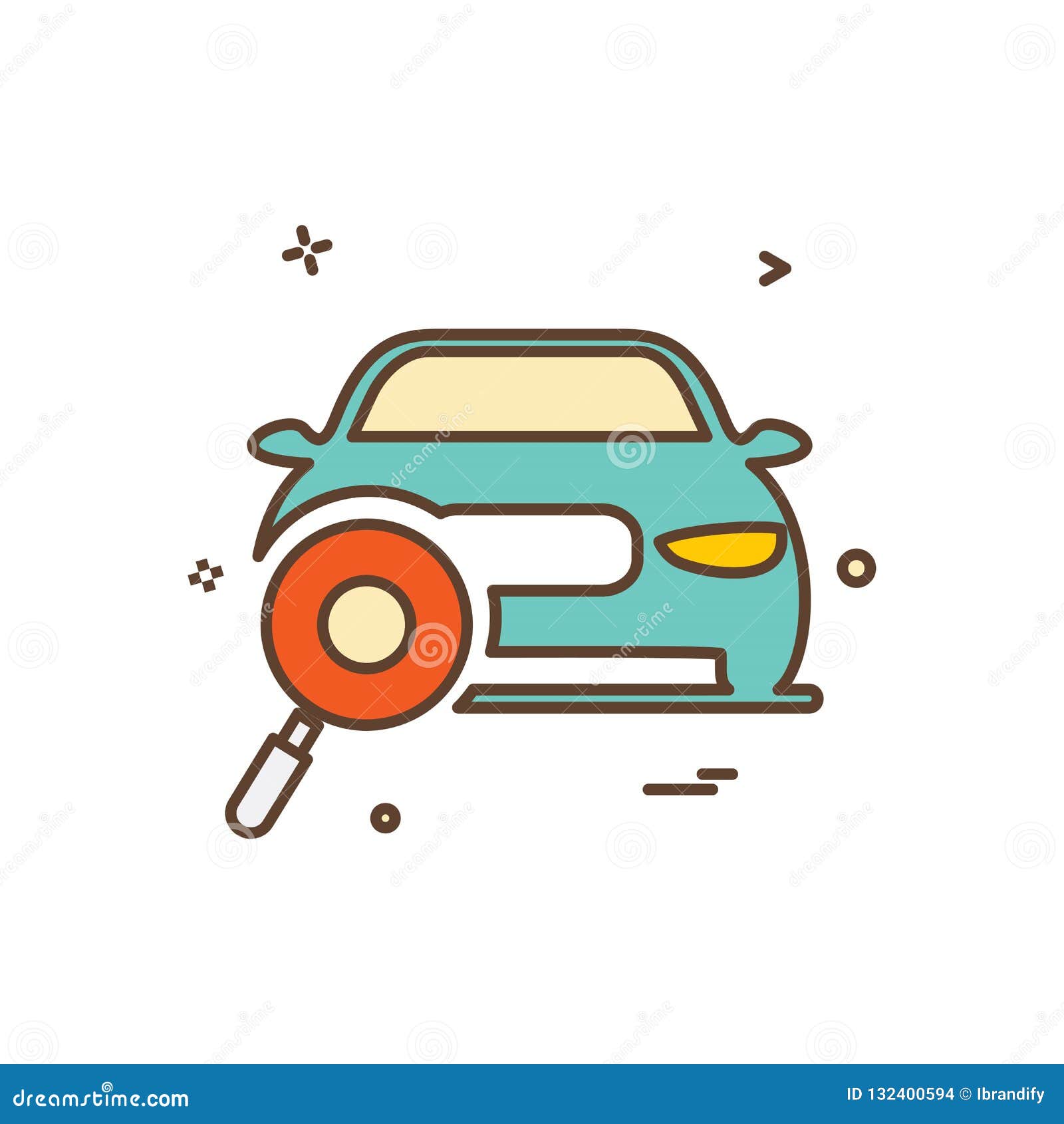 auto workshop search car icon  