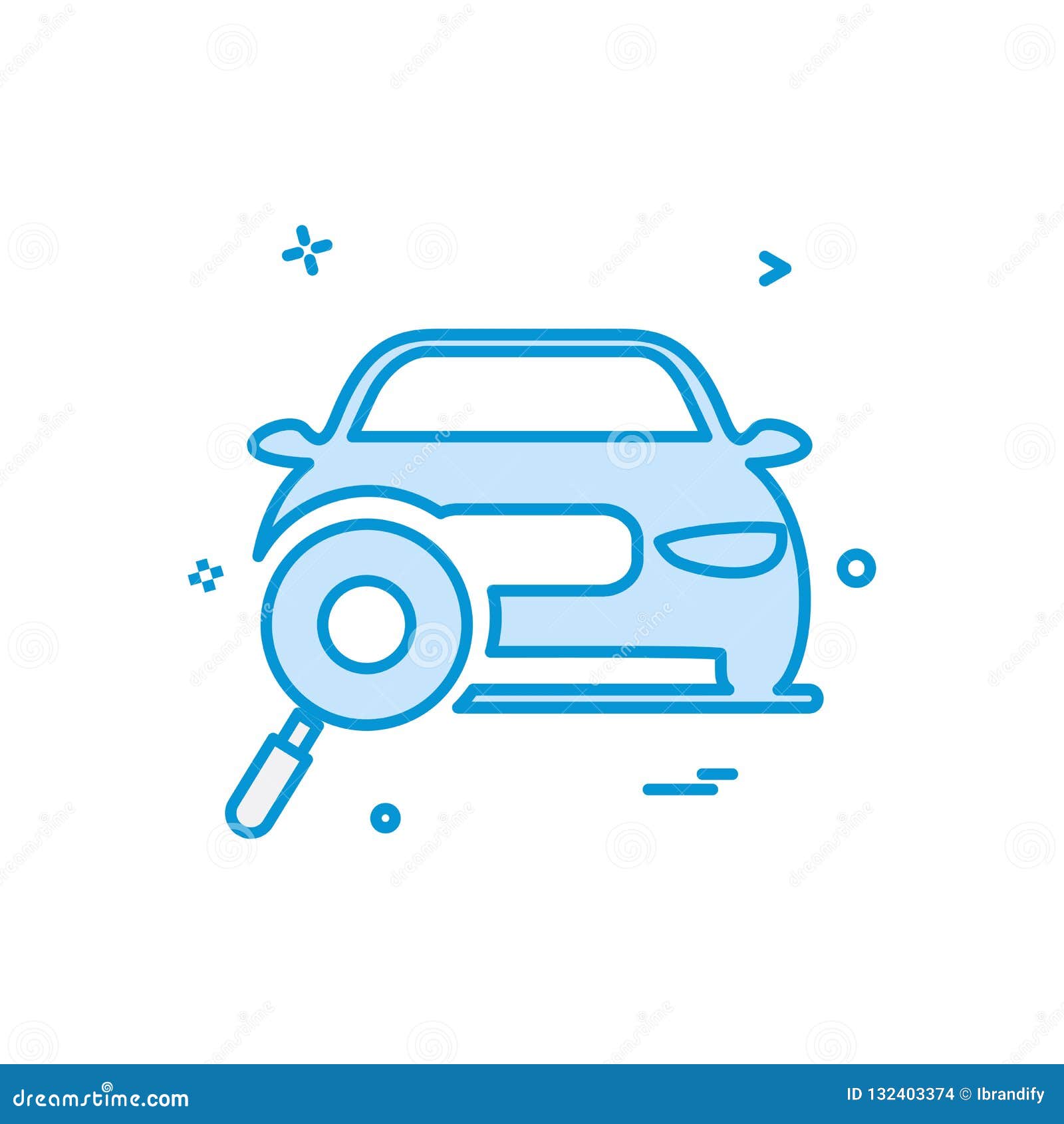 auto workshop search car icon  