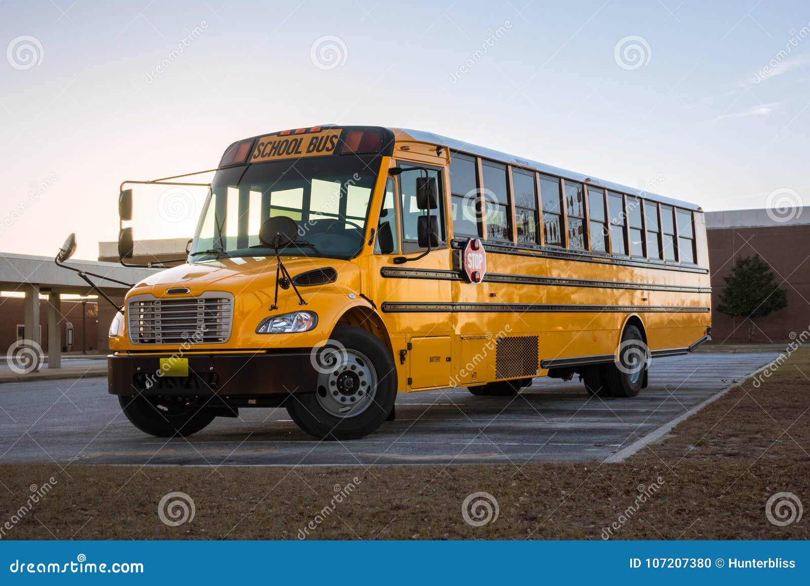 Bus scolaire américain