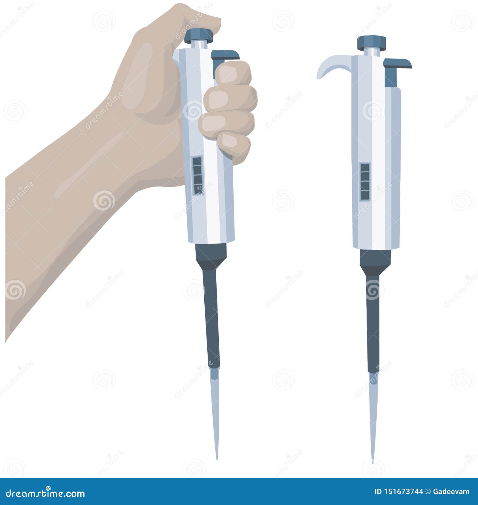 autoclavable pipette with a tip