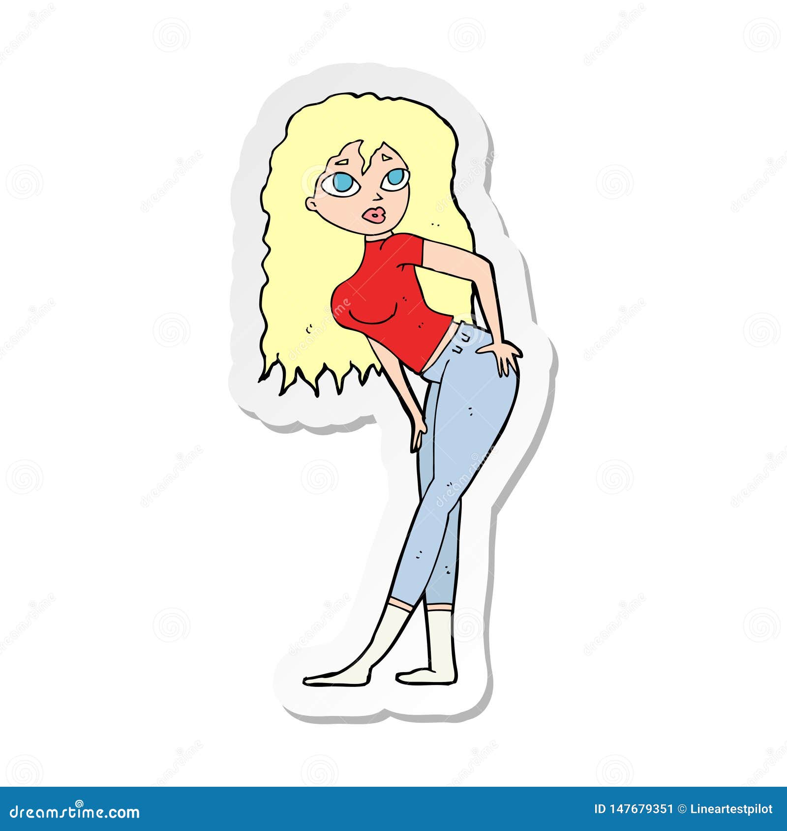 Autocollant D Une Caricature Seduisante Femme A L Air Surpris Illustration De Vecteur Illustration Du Seduisante Autocollant Autocollant D Une Caricature Seduisante Femme A L Air Surpris Illustration De Vecteur Illustration Du Seduisante Autocollant