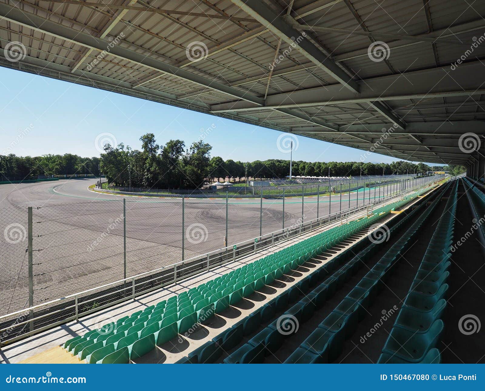 the autodromo nazionale monza, ascari variants. track located near the city of monza