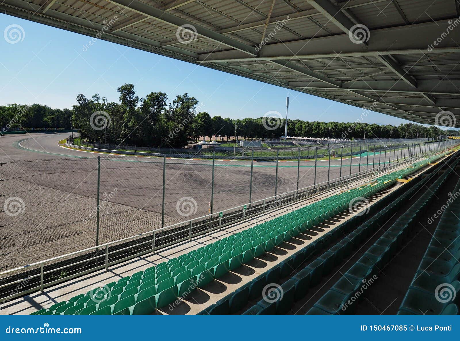 the autodromo nazionale monza, ascari variants. track located near the city of monza