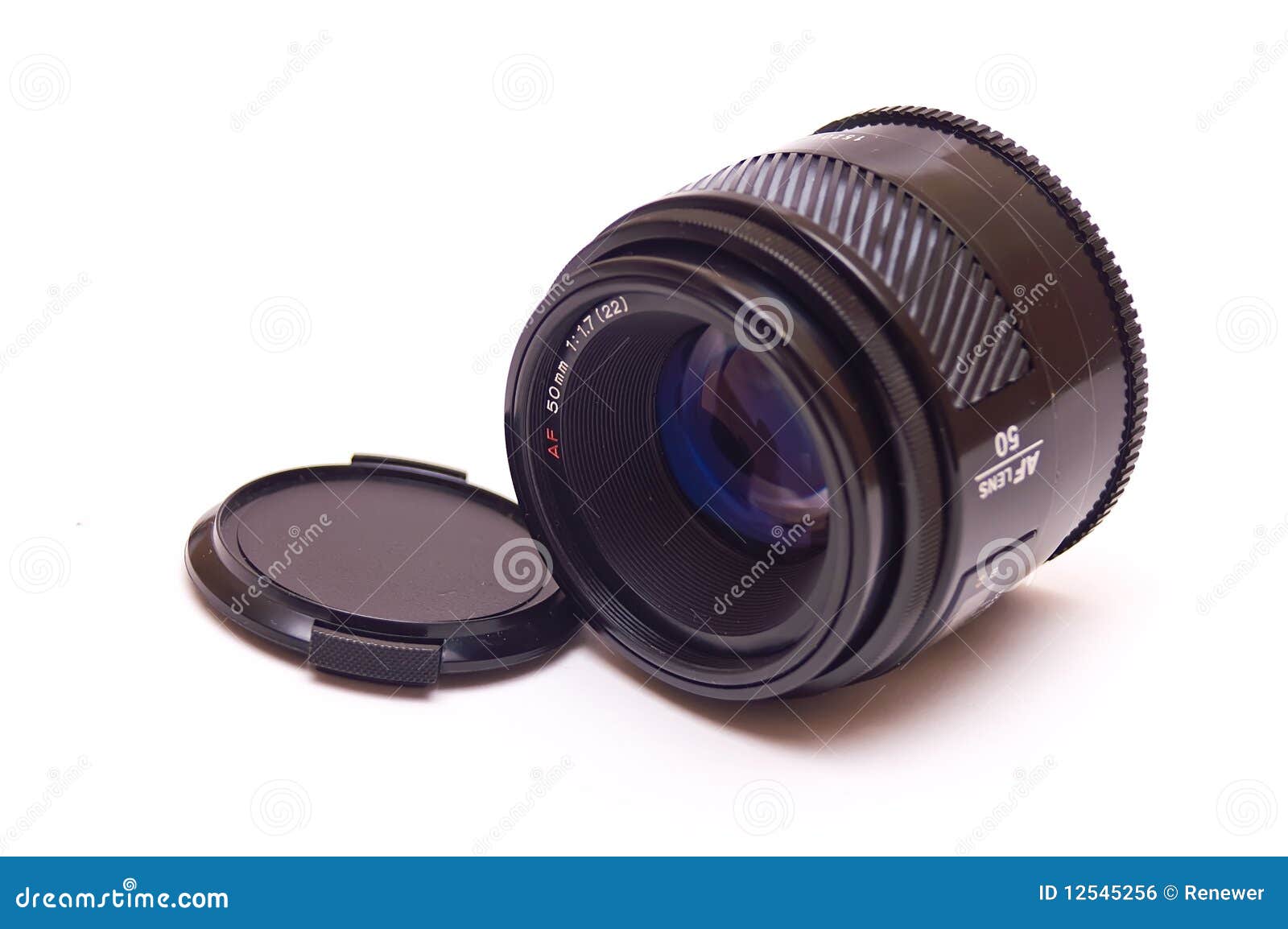 Autofocus lens isolated stock photo. Image of photographic 12545256
