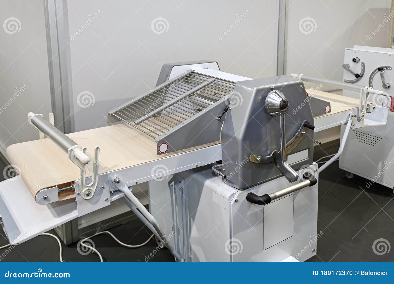 Dough Bakery Machine stock photo. Image of baked, belt 180172370