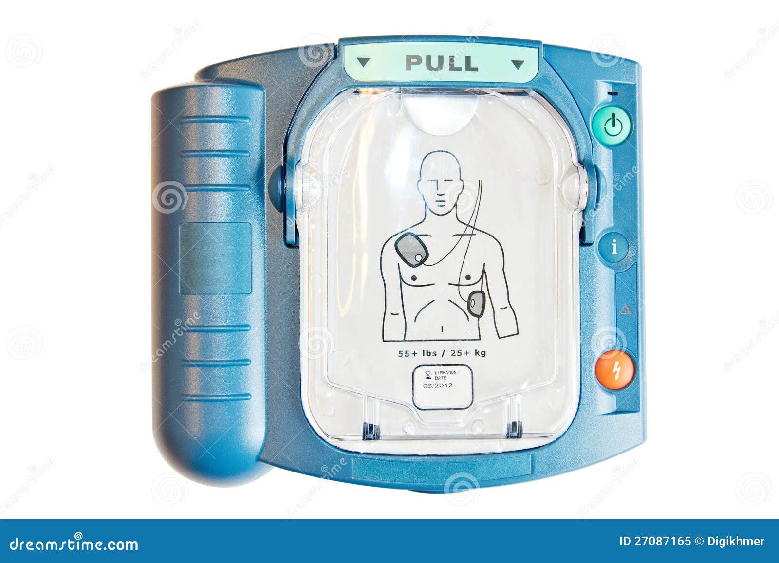 automated external defibrillator or aed