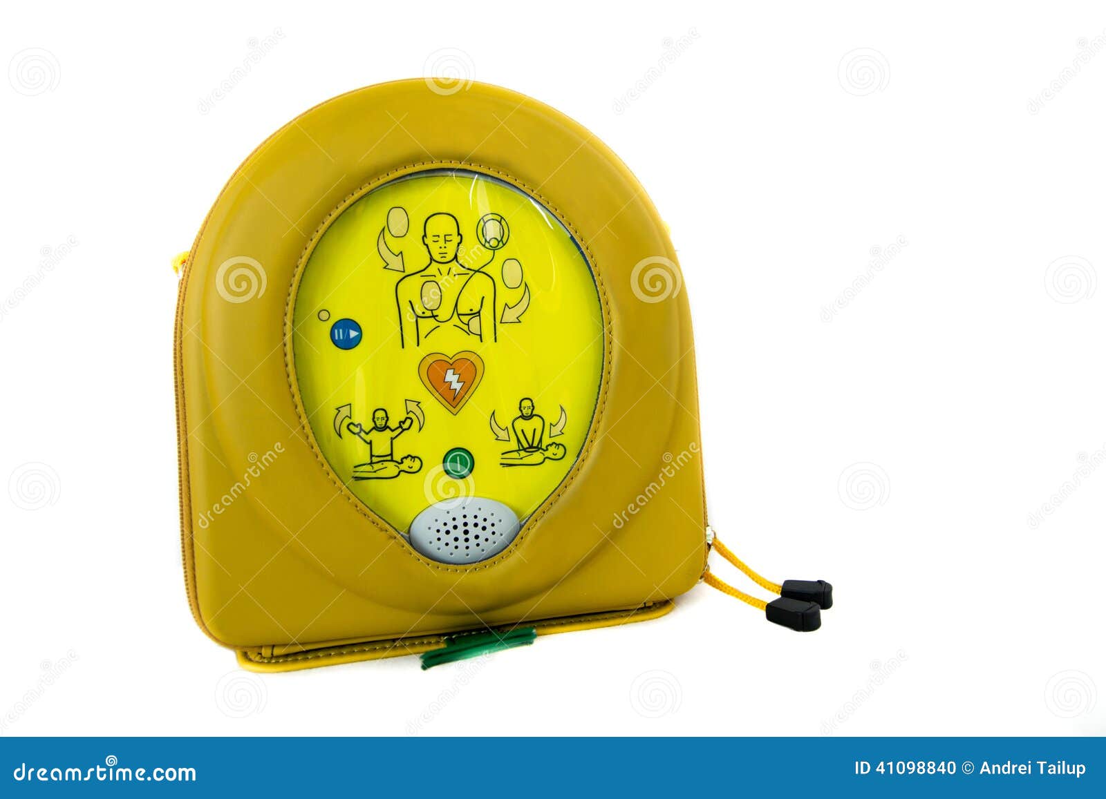 Automated External Defibrillator or AED Stock Photo Image of