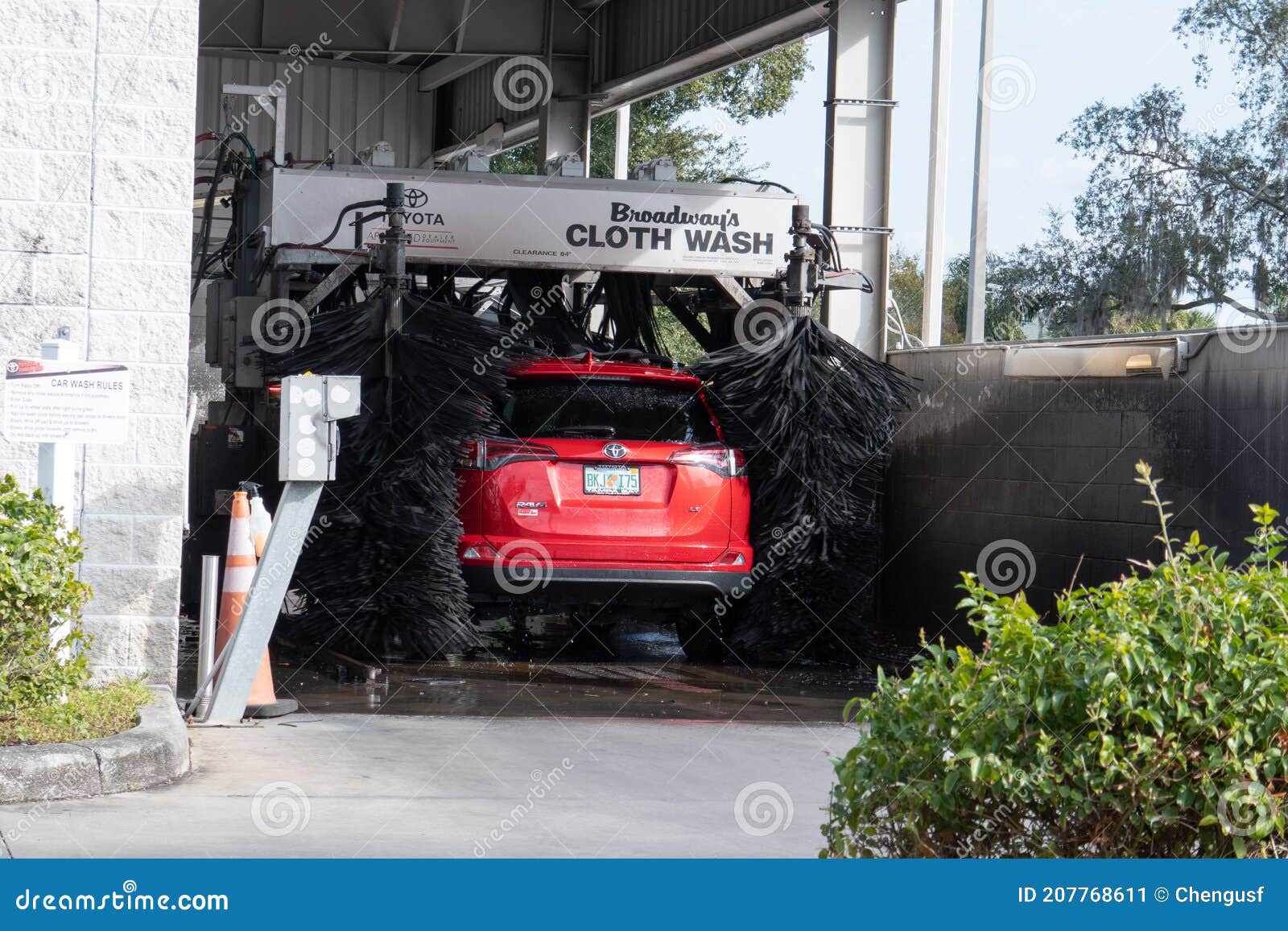 Automatic Brush Car Wash System Editorial Photo Image of electronic