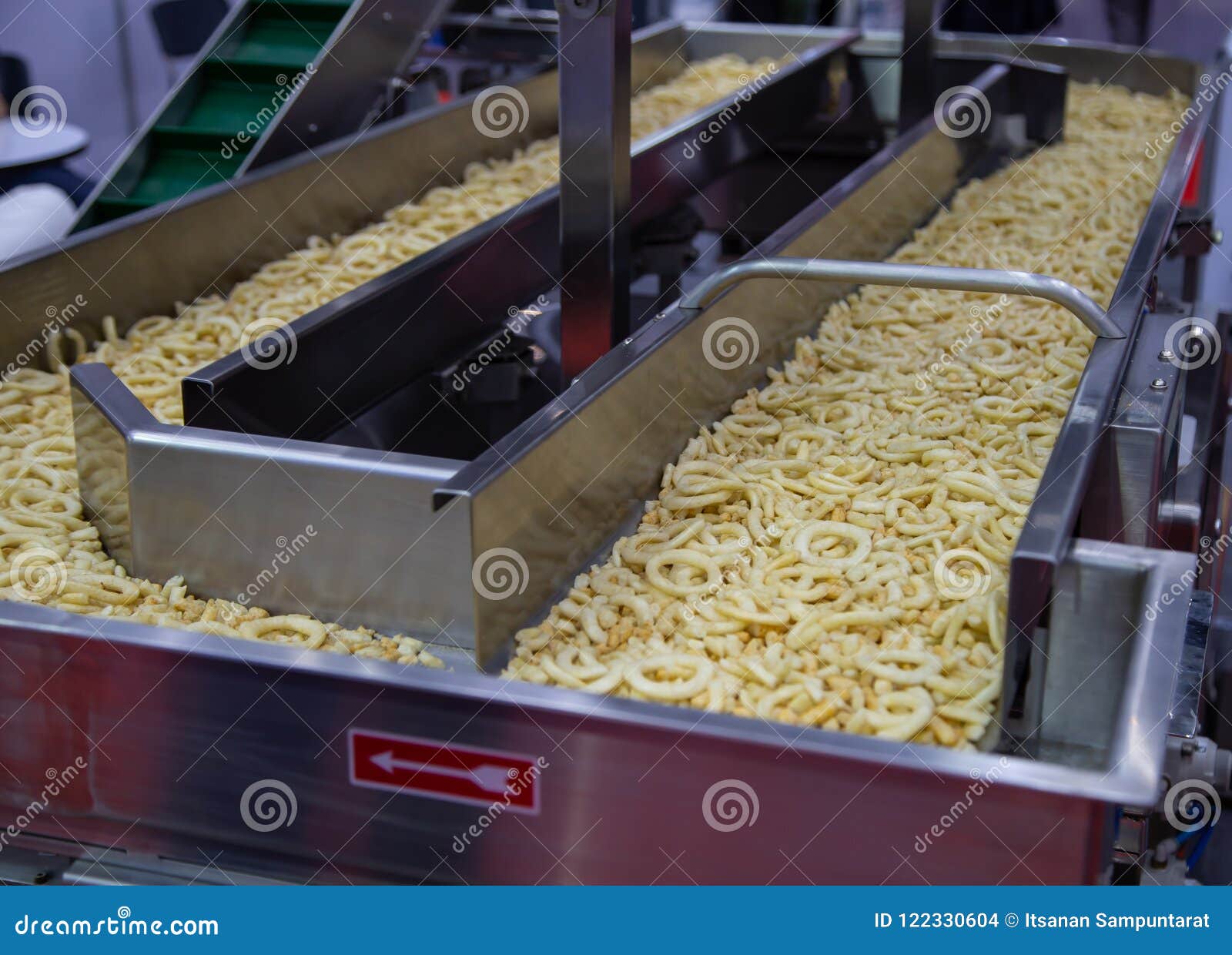 Automatic Frying Onion Ring System Stock Photo Image of manufacturing
