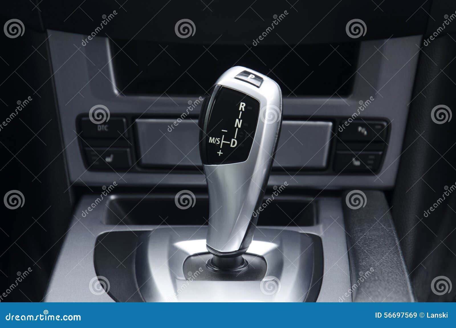 Automatic gear stick stock image. Image of indoors, shift 56697569