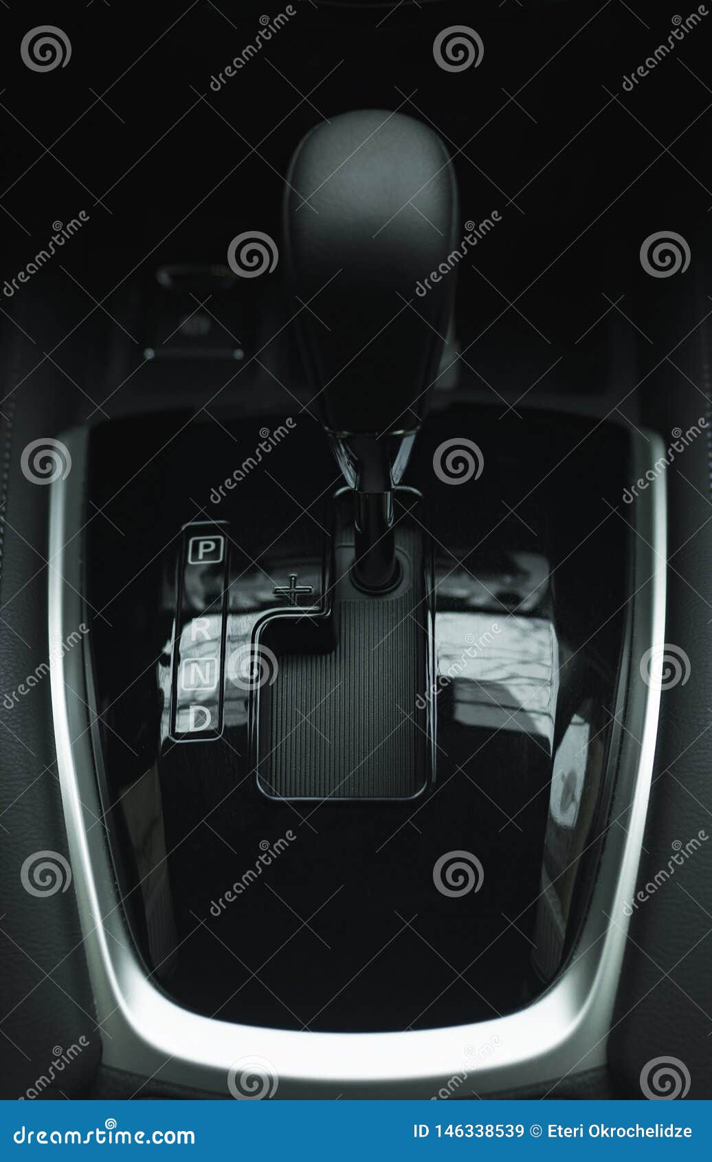 Automatic Gearbox Lever Automatic Transmission Gearshift Stick Closeup