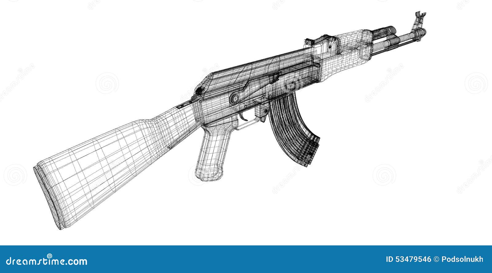 Automatic gun stock photo. Image of single, sniper, phenomenon 53479546