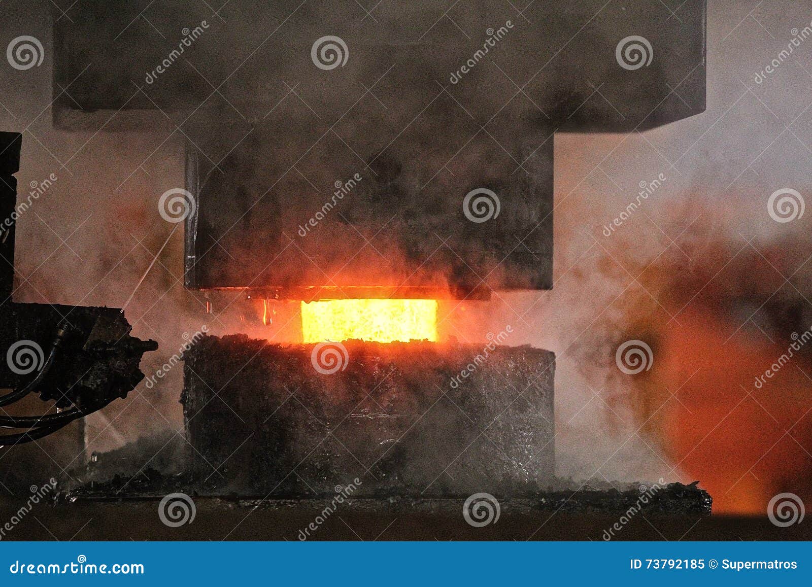 Automatic Hot Stamping Process Stock Image Image of automatic