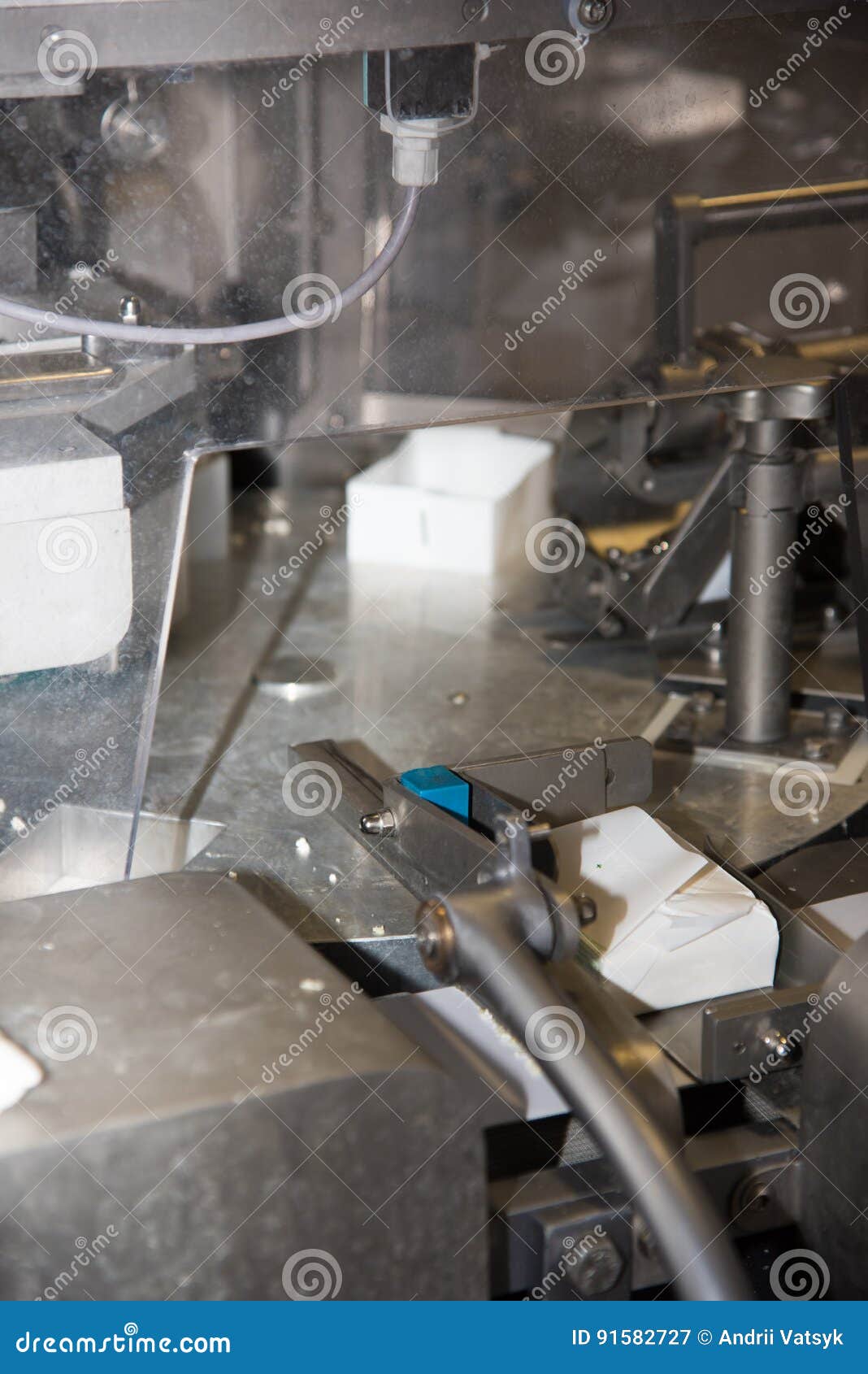 Automatic Machine for Packing Butter in the Dairy Plant Stock Image Image of milk, modern