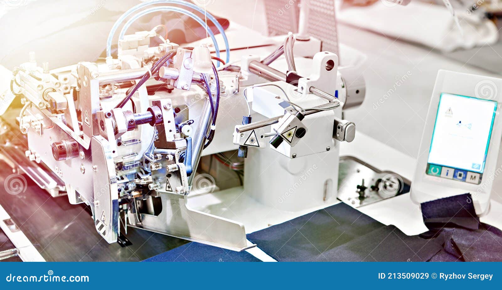 Lockstitch, Automatic Welting Sewing Machine Stock Image Image of