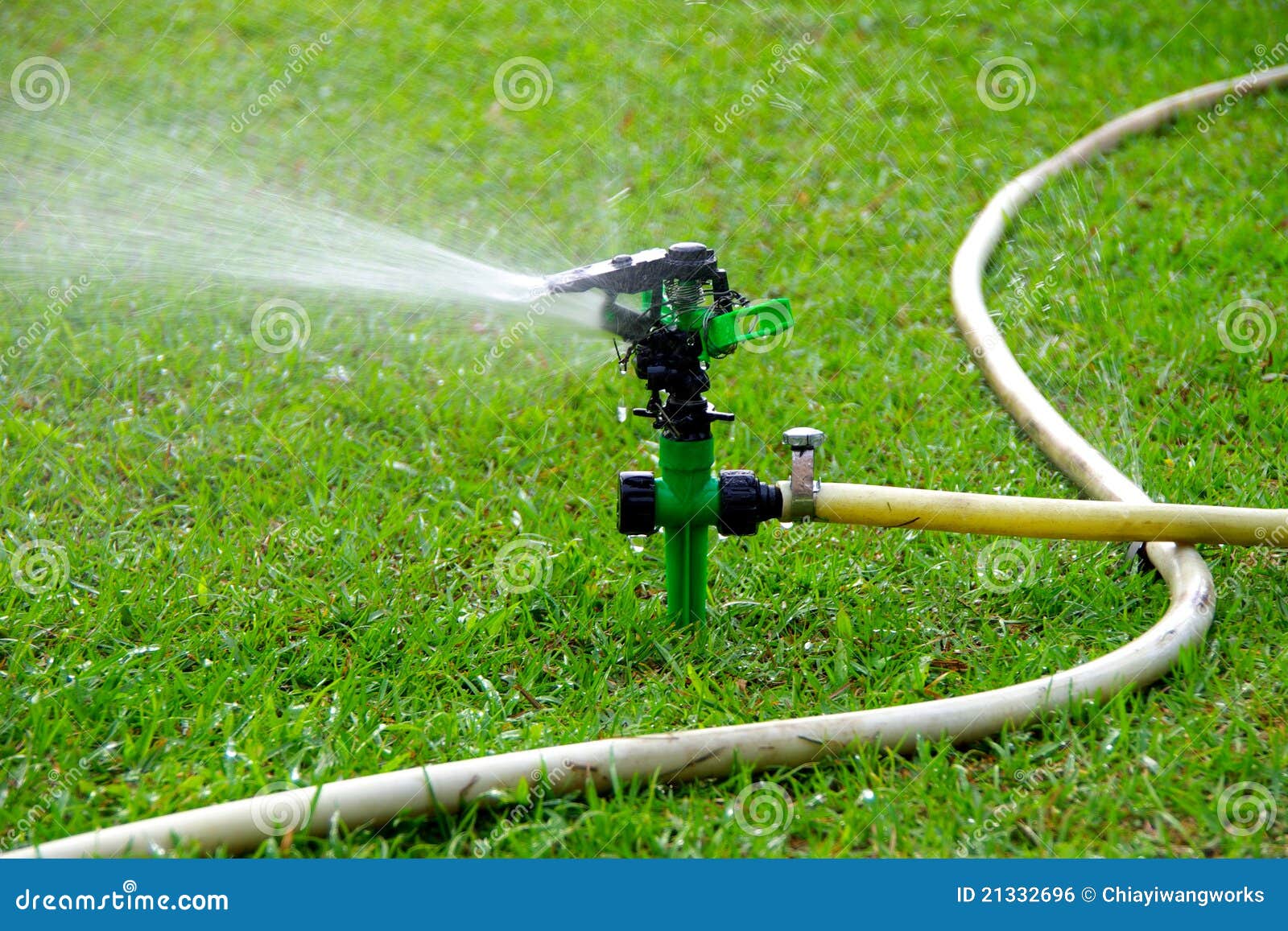 Automatic sprinkler stock photo. Image of home, housewares 21332696