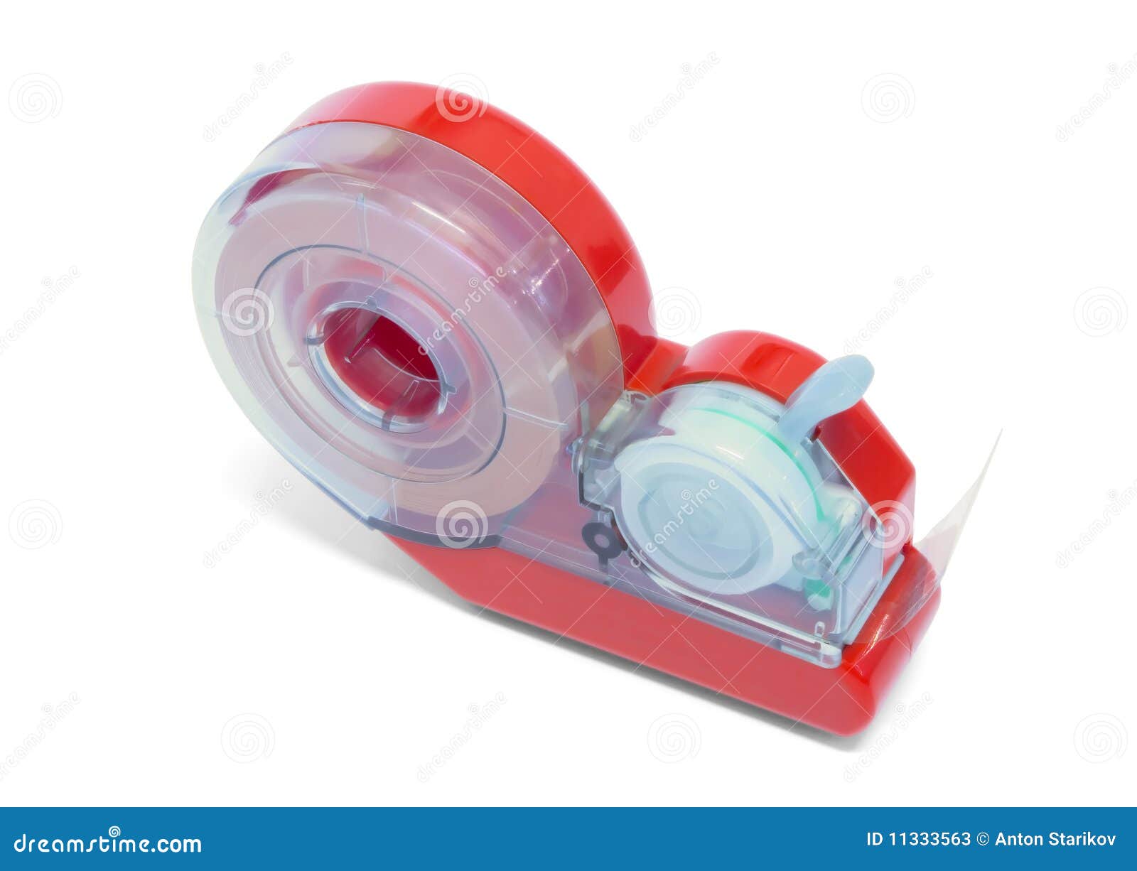 Automatic Sticky Tape Dispenser Stock Image Image of isolated, path