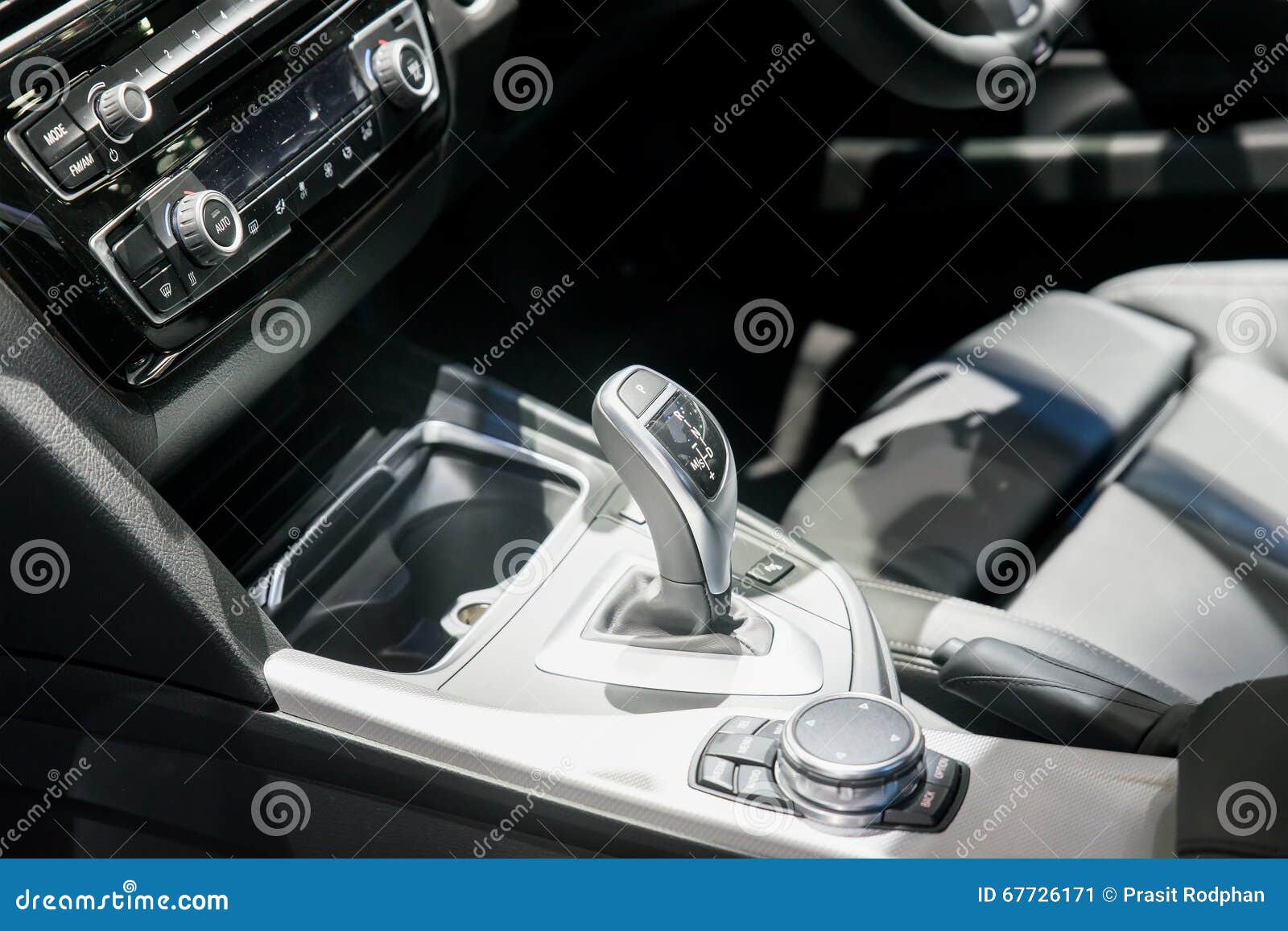 Automatic Transmission Gear Shift in Car Stock Image Image of