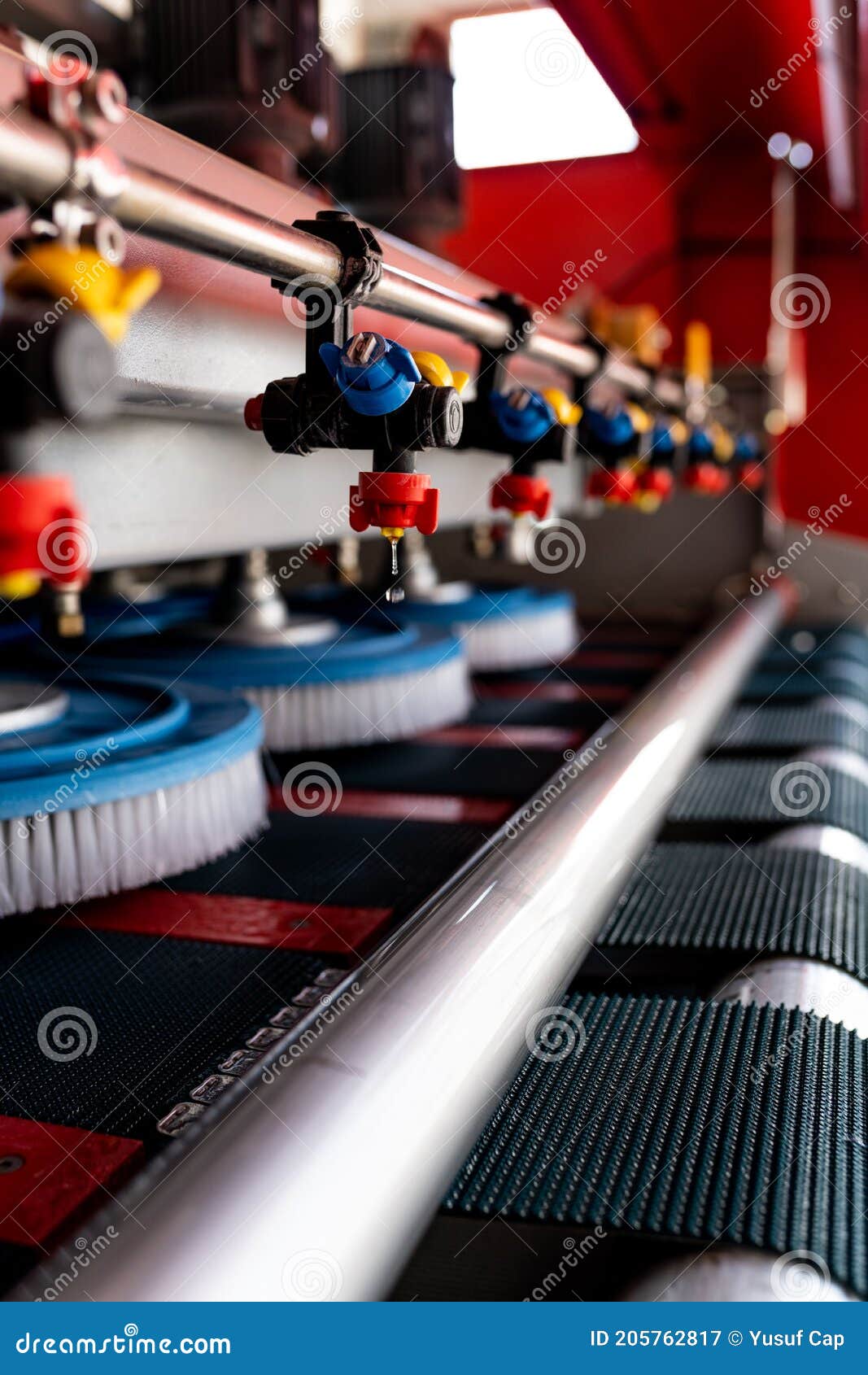 Automatic Washing and Cleaning of Carpets. Industrial Line for Washing