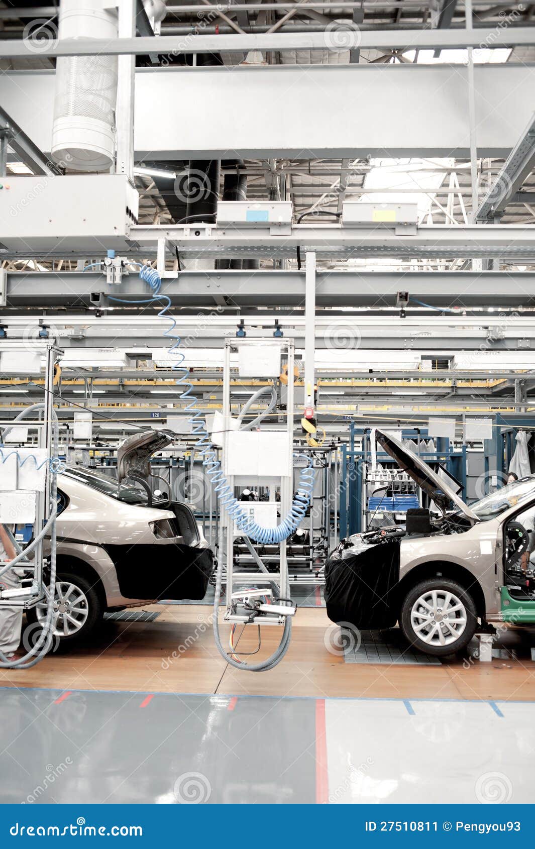 Automobile assembly shop stock image. Image of cars, factories 27510811