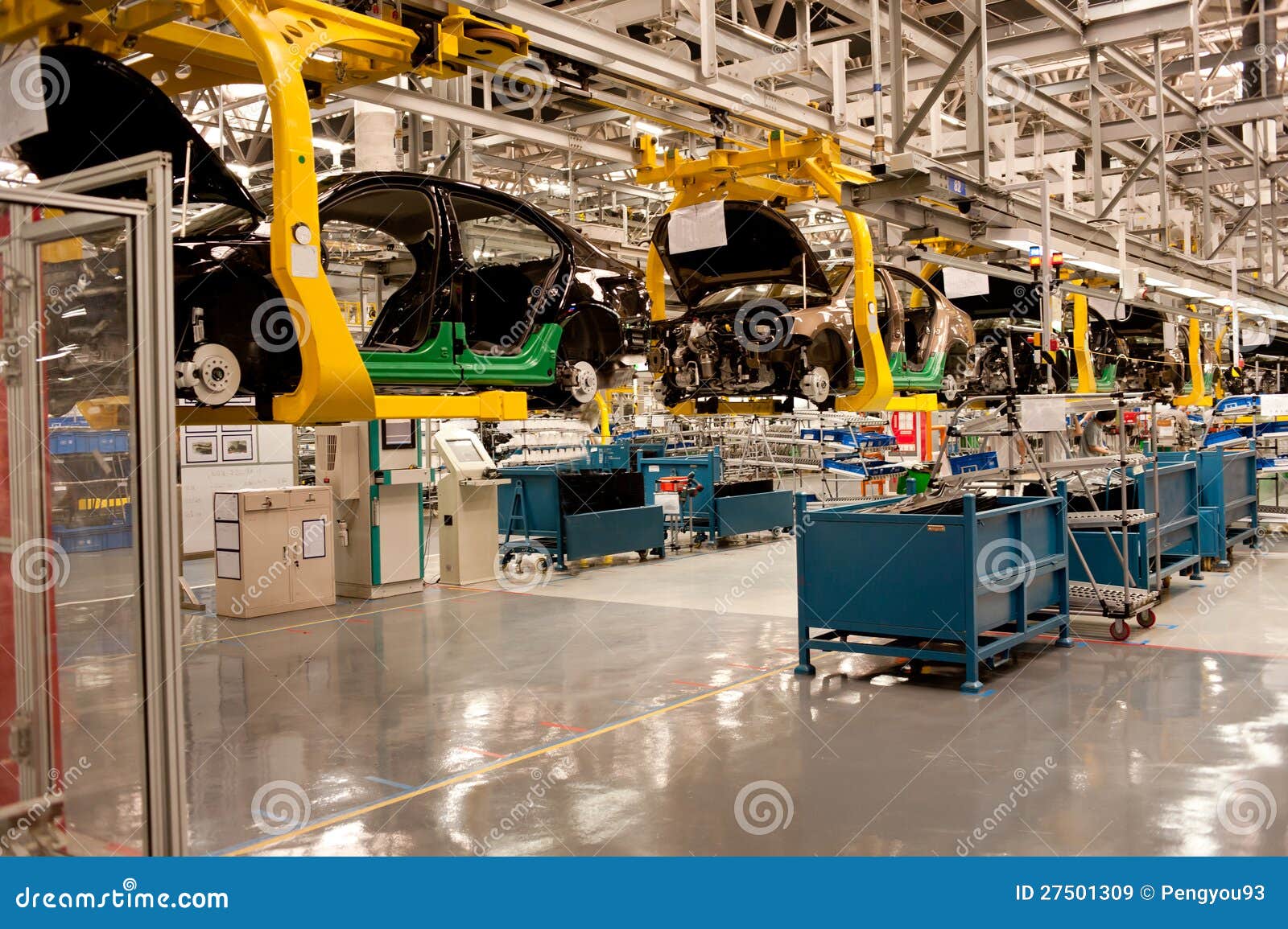 automobile assembly shop production line