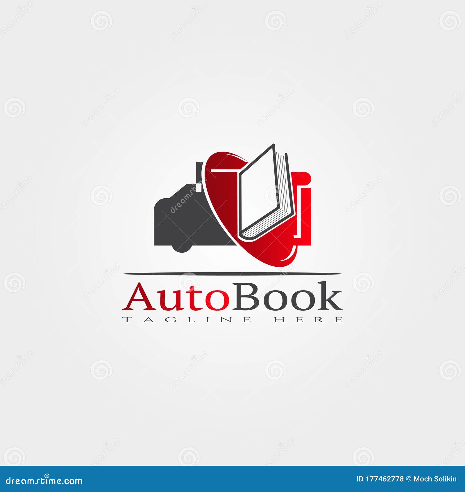Download Automobile Library Icon Template, Creative Vector Logo Design, Studying, Learning To Read ...