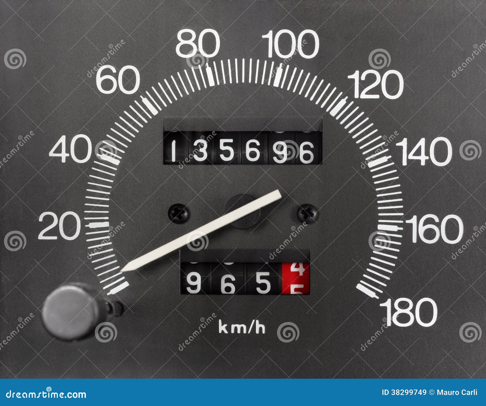 Automobile Speedometer and Odometer Stock Image Image of total, speed