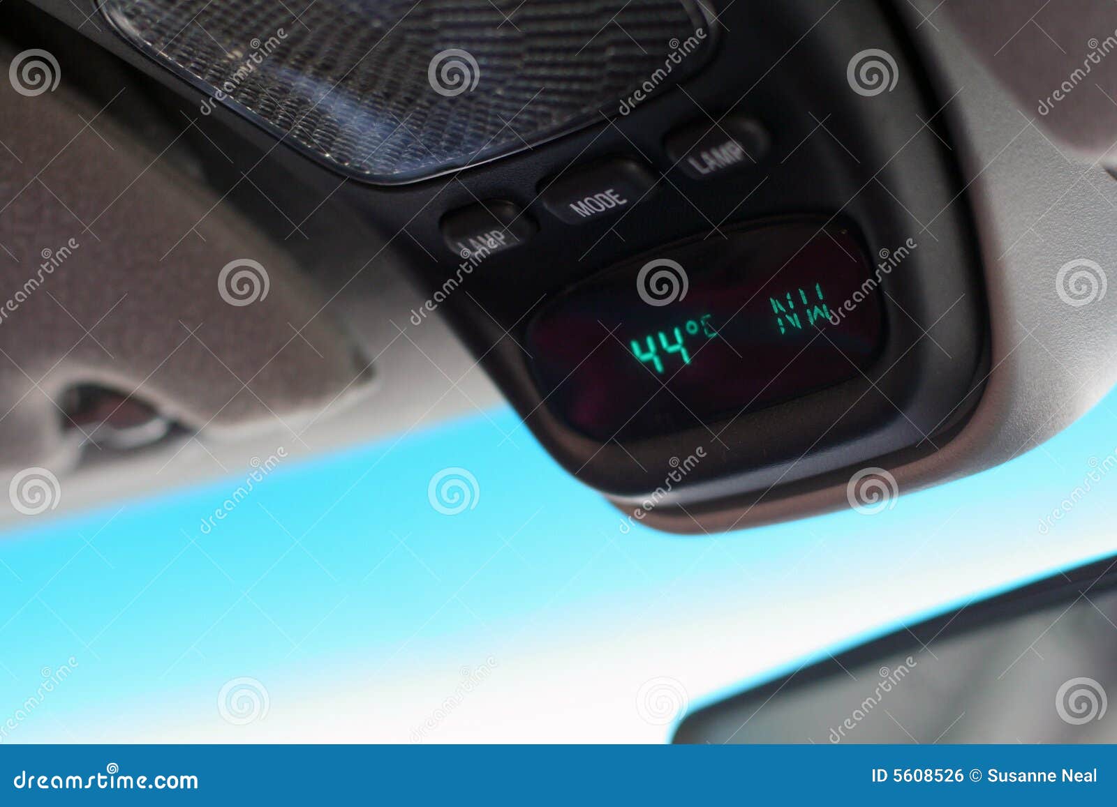 Automobile Thermometer Hot! Stock Photo Image of indicator