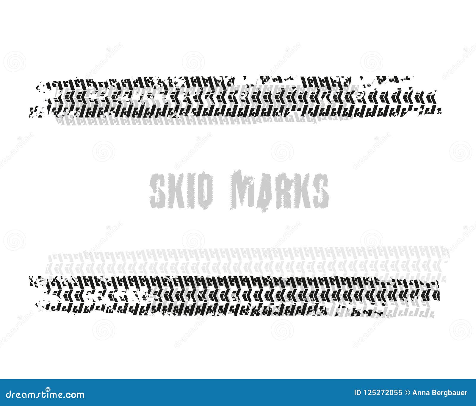 Skid marks-01 Royalty Free Vector Image - VectorStock