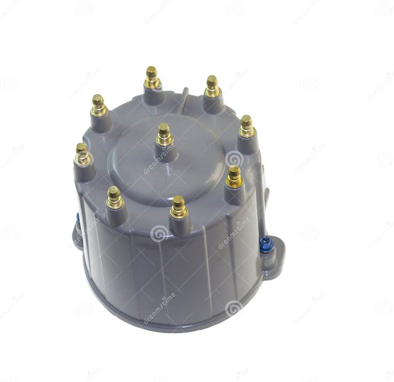 Automotive distributor cap stock image. Image of spark 13411295