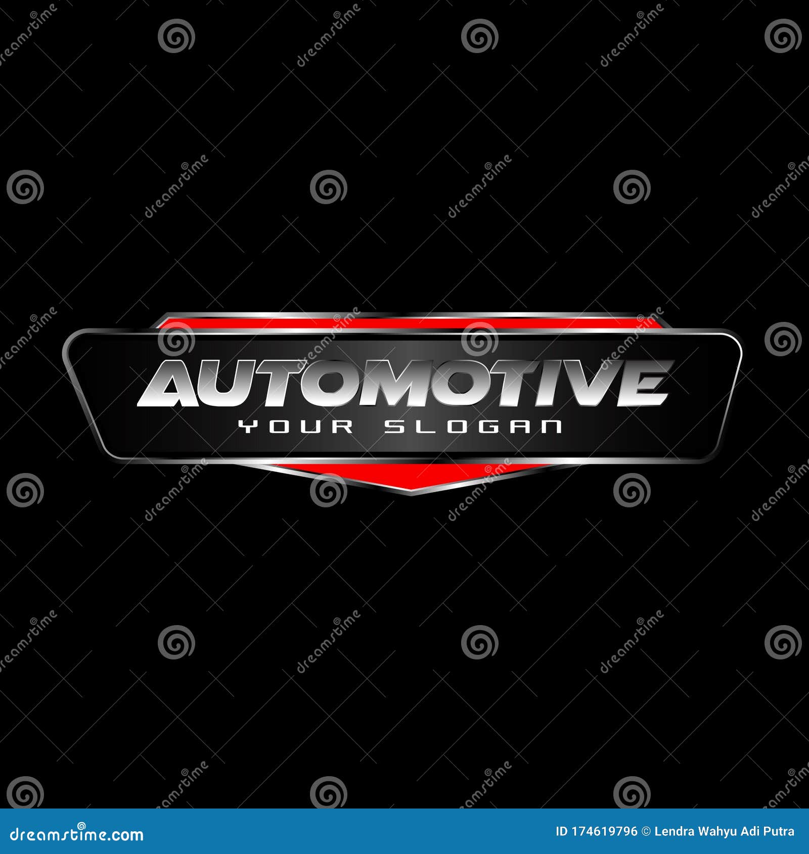 Automotive emblem design stock illustration. Illustration of icon