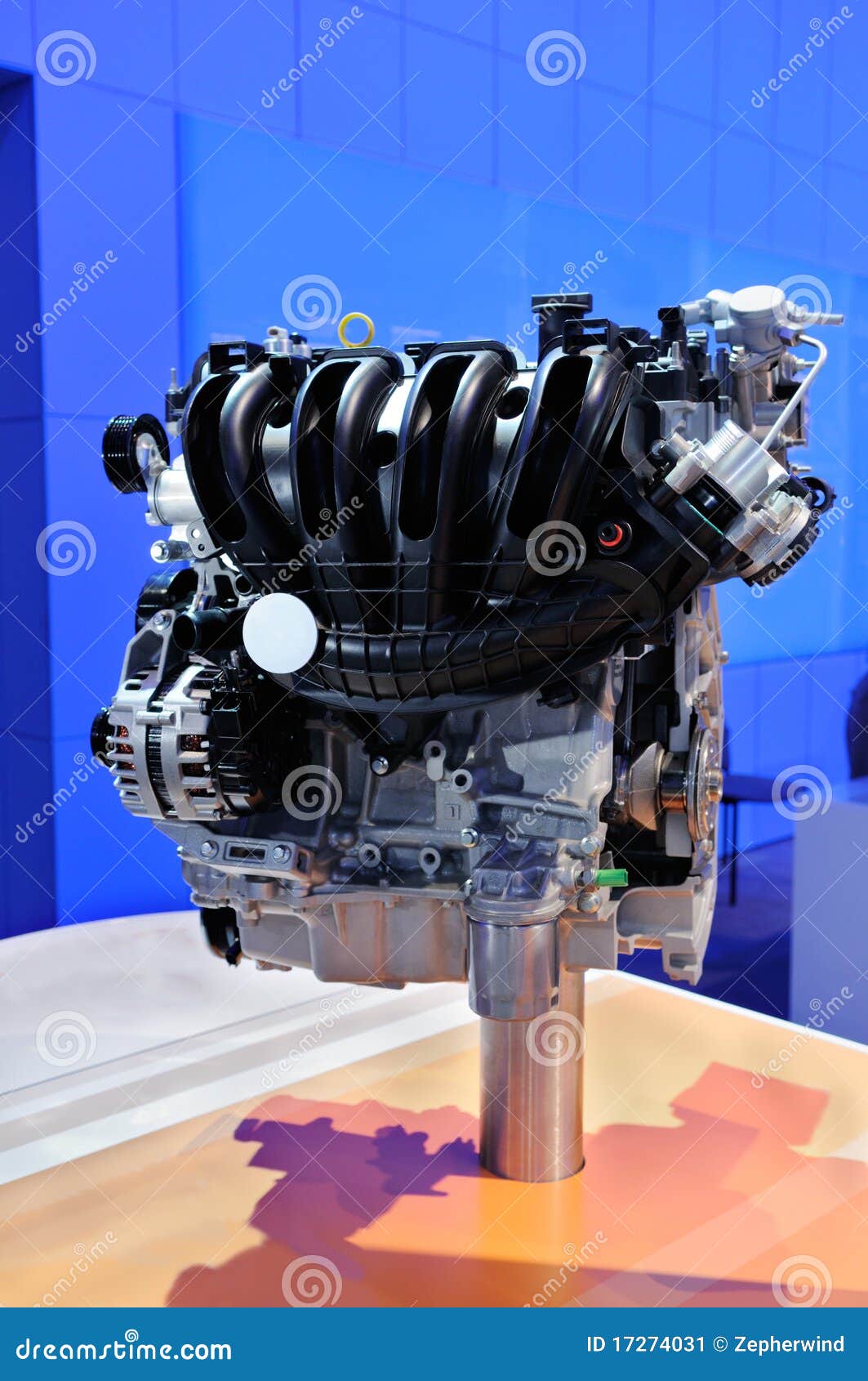Automotive engine stock image. Image of isolated, power - 17274031